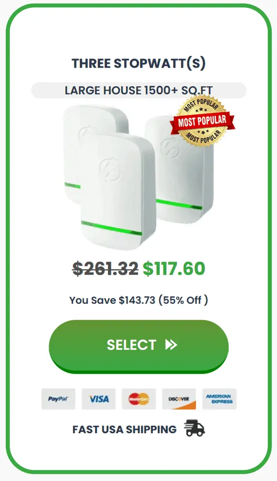 StopWatt best Package price